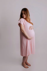 Breathable and comfortable labor gowns, ideal for pre and post-baby lounging and a great hospital gown alternative.
