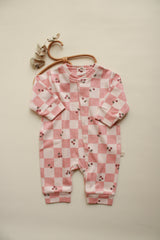 Cherry Plaid Onesie