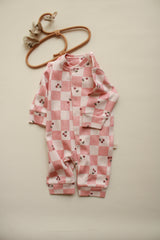 Cherry Plaid Onesie