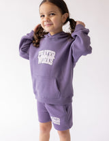 Three Little Tots Prayer Works Kids Hoodie, alternate angle