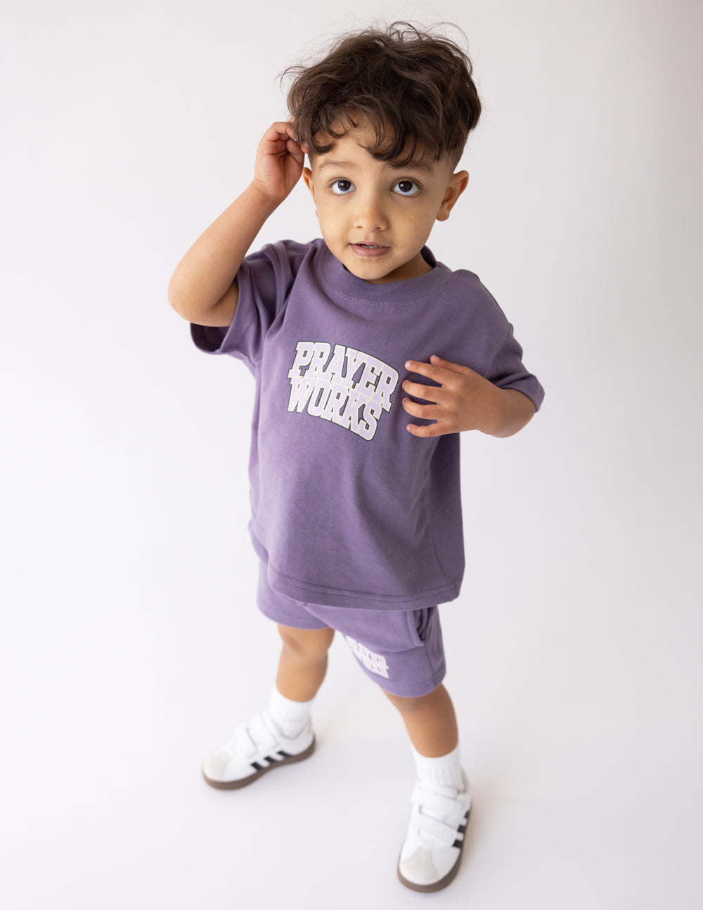 Three Little Tots Prayer Works Kids Tee