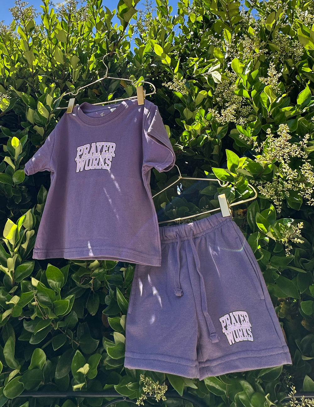 Three Little Tots Prayer Works Kids Tee, second additional photo