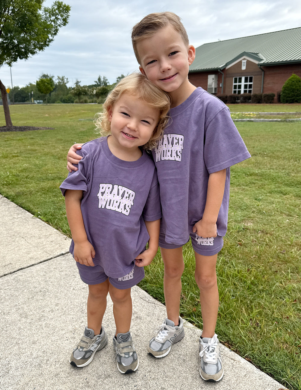 Three Little Tots Prayer Works Kids Tee, third additional photo