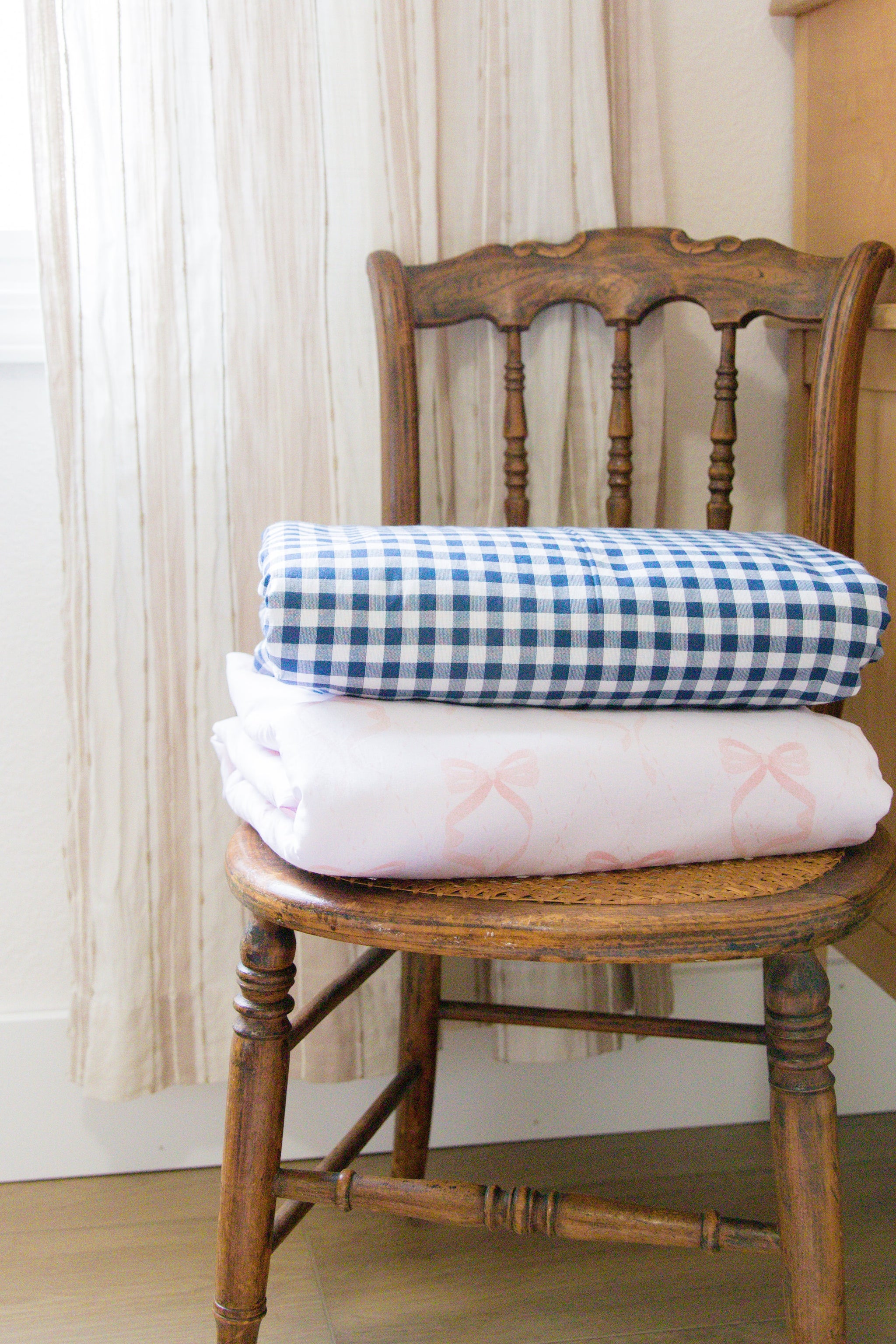 Ribbon Crib Quilted Blanket