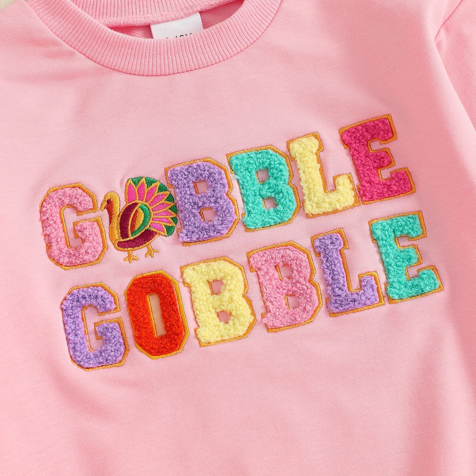 Thanksgiving Gobble Gobble Sweatshirt and Matching Bottoms