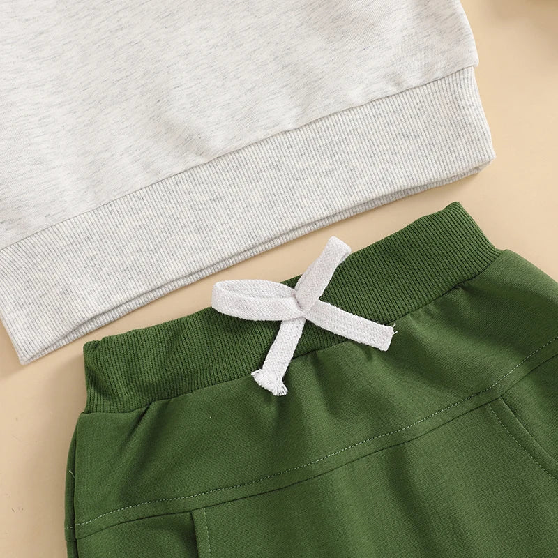St. Patrick's Day Lucky Sweatshirt with Matching Bottoms