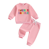 Thanksgiving Gobble Gobble Sweatshirt and Matching Bottoms