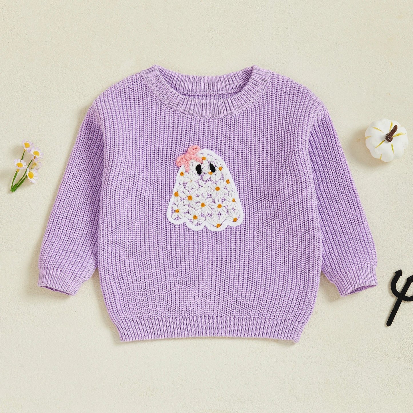 I'm A Cute Little Ghost Halloween Toddler Sweater