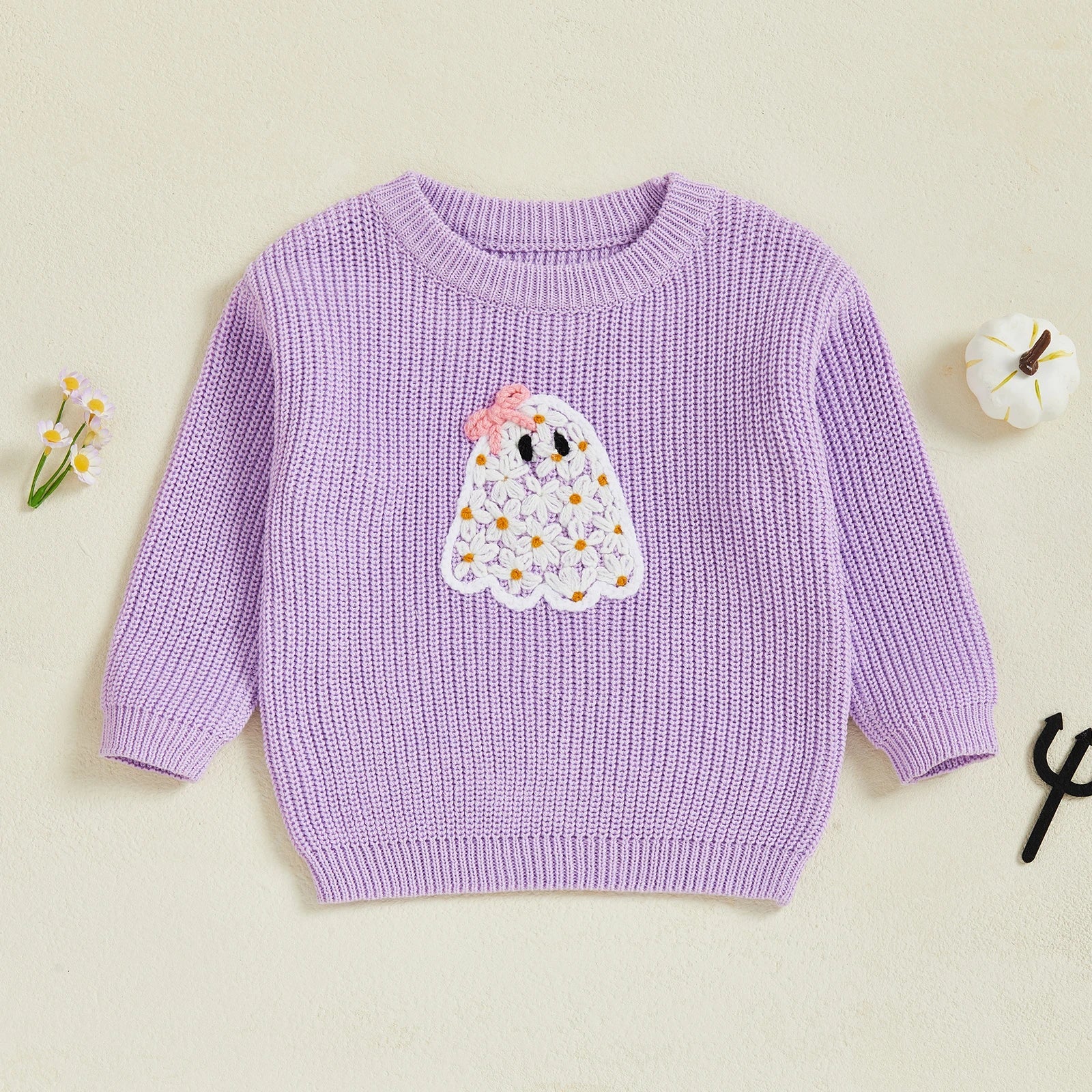 I'm A Cute Little Ghost Halloween Toddler Sweater