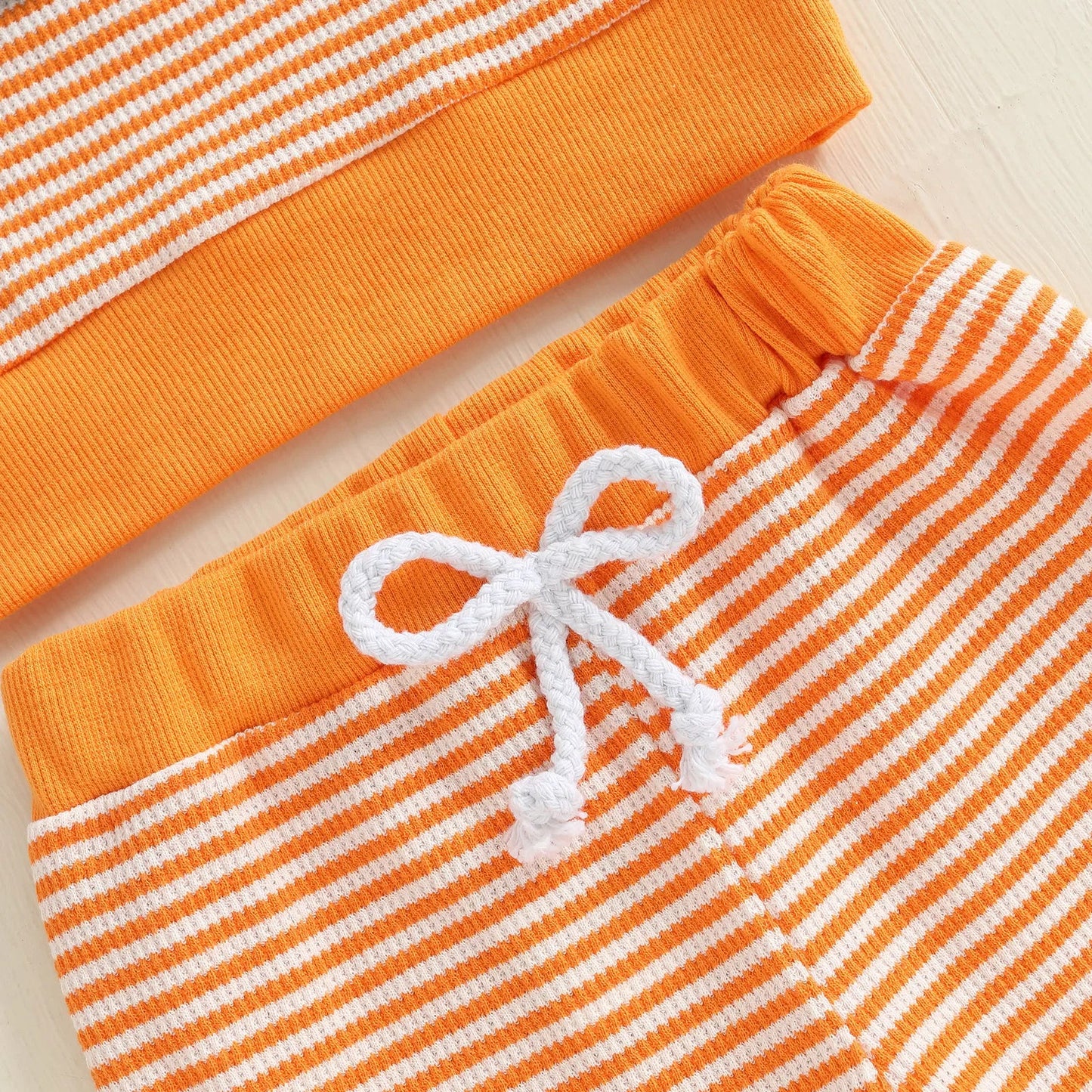 Fall Halloween Pumpkin Sweatshirt with Matching Bottoms
