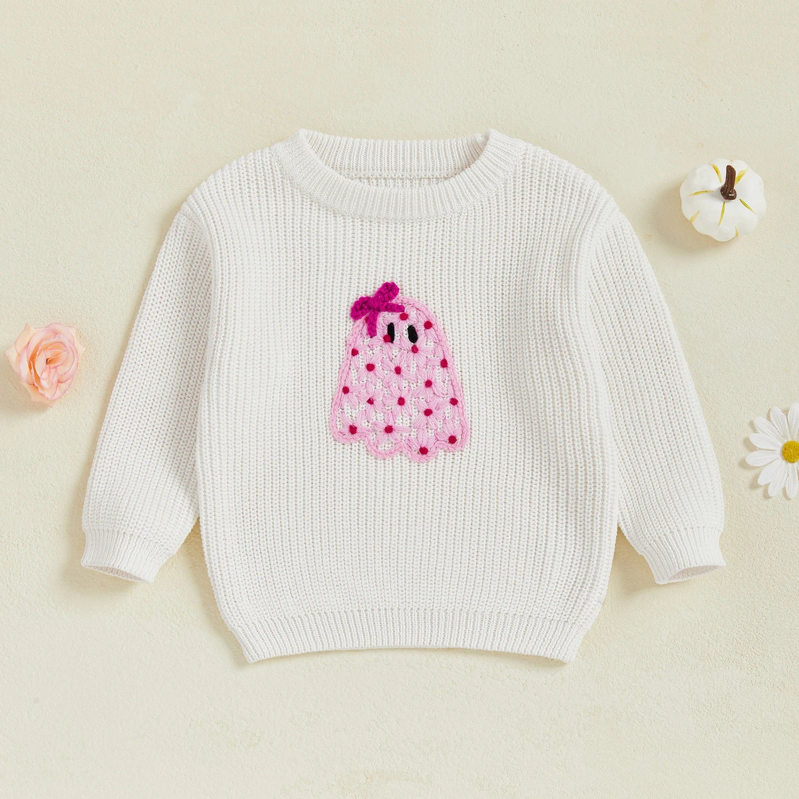 I'm A Cute Little Ghost Halloween Toddler Sweater