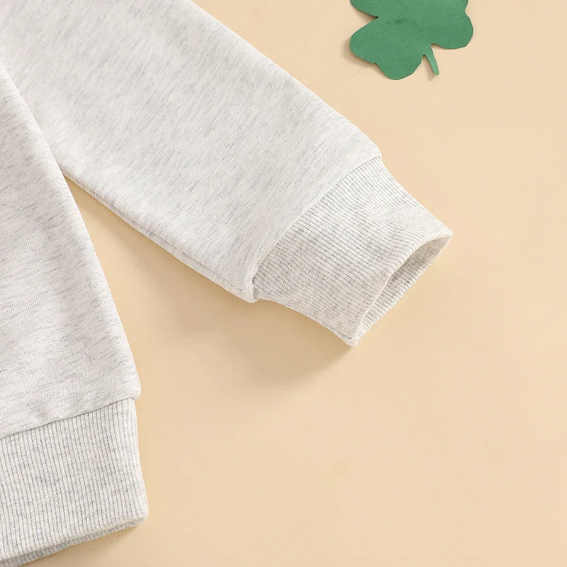 St. Patrick's Day Lucky Sweatshirt with Matching Bottoms