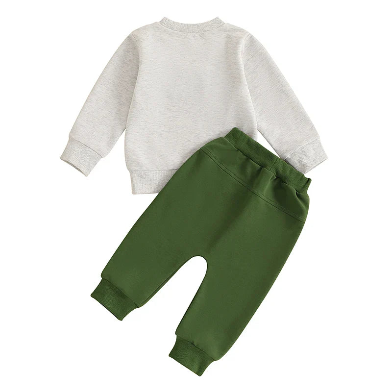 St. Patrick's Day Lucky Sweatshirt with Matching Bottoms