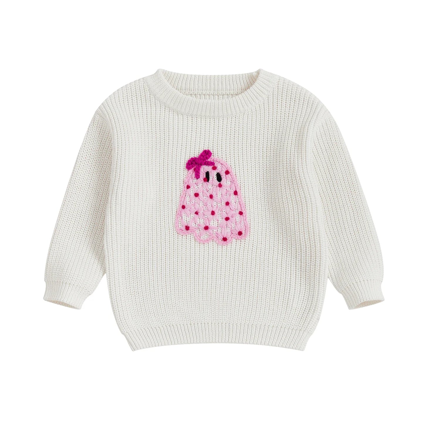 I'm A Cute Little Ghost Halloween Toddler Sweater