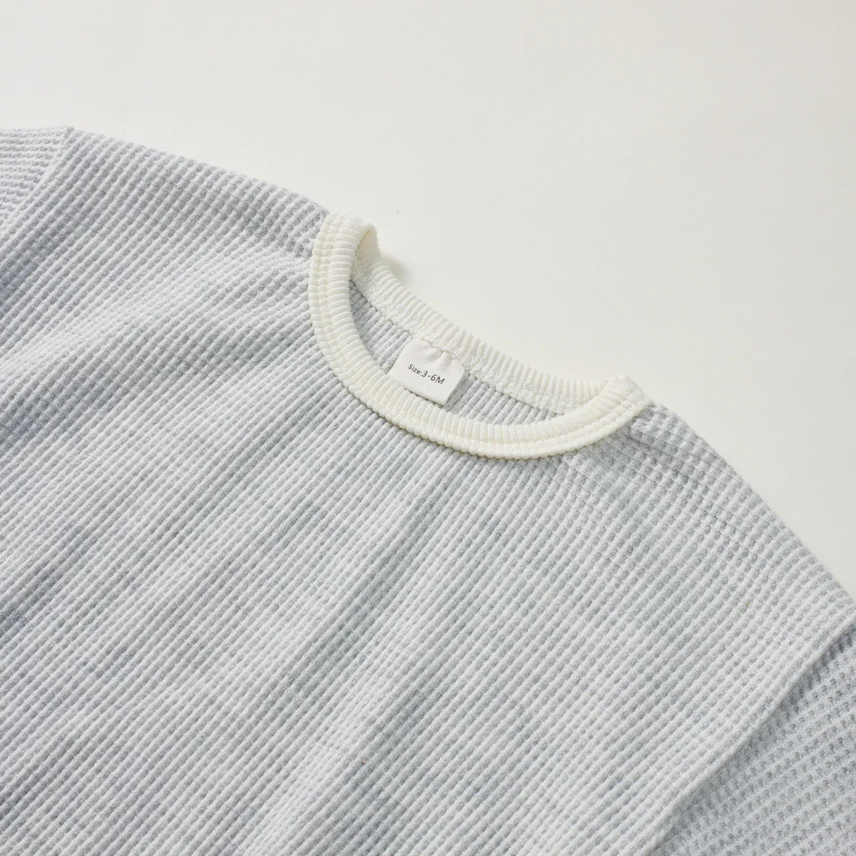 Comfy Long Sleeve Waffle Top and Pant Set
