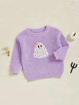 I'm A Cute Little Ghost Halloween Toddler Sweater