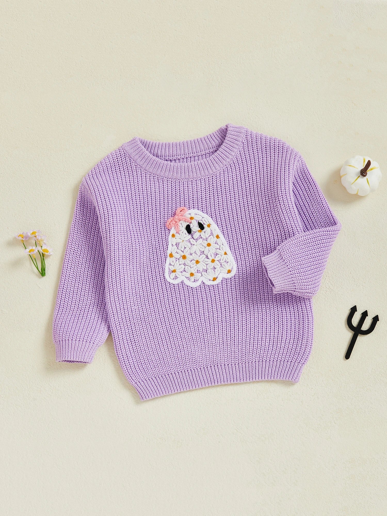 I'm A Cute Little Ghost Halloween Toddler Sweater