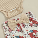 Flower Power Long Sleeve Top and Bell Bottom Set