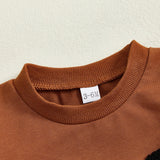 Little Pumpkin Sweatshirt with Matching Bottoms