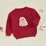 I'm A Cute Little Ghost Halloween Toddler Sweater