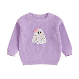 I'm A Cute Little Ghost Halloween Toddler Sweater
