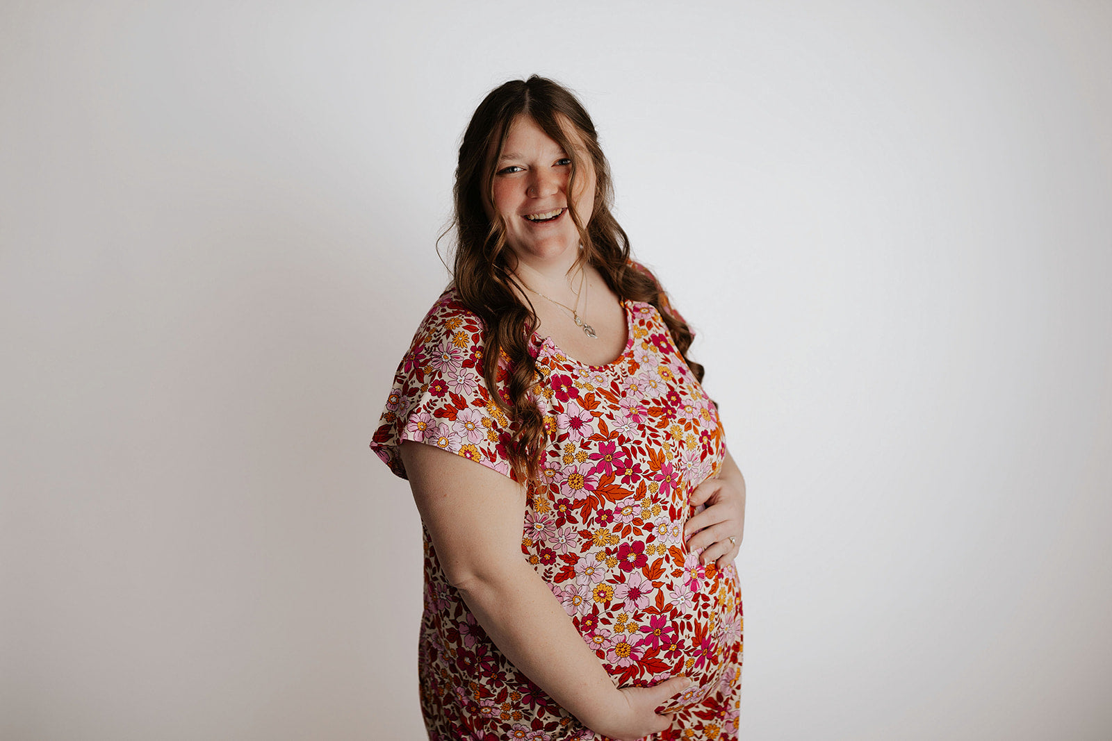 Three Little Tots Plus Size Wild Child Labor and Delivery Hospital Gown, alternate angle