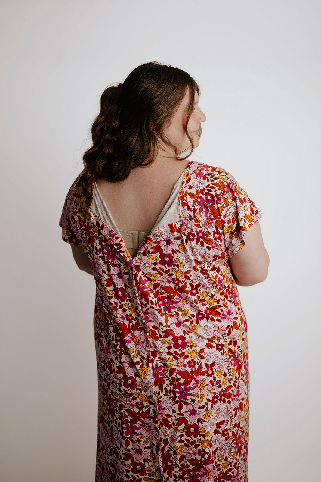 Three Little Tots Plus Size Wild Child Labor and Delivery Hospital Gown, extra product detail