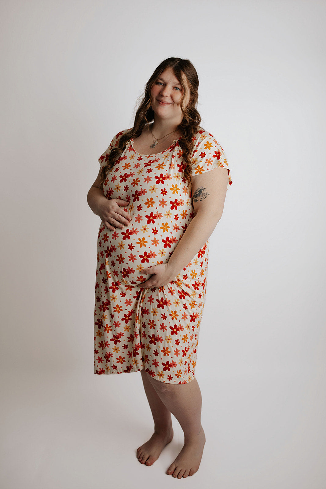 70s Groovy Labor and Delivery Nursing Hospital Gown – Three Little Tots