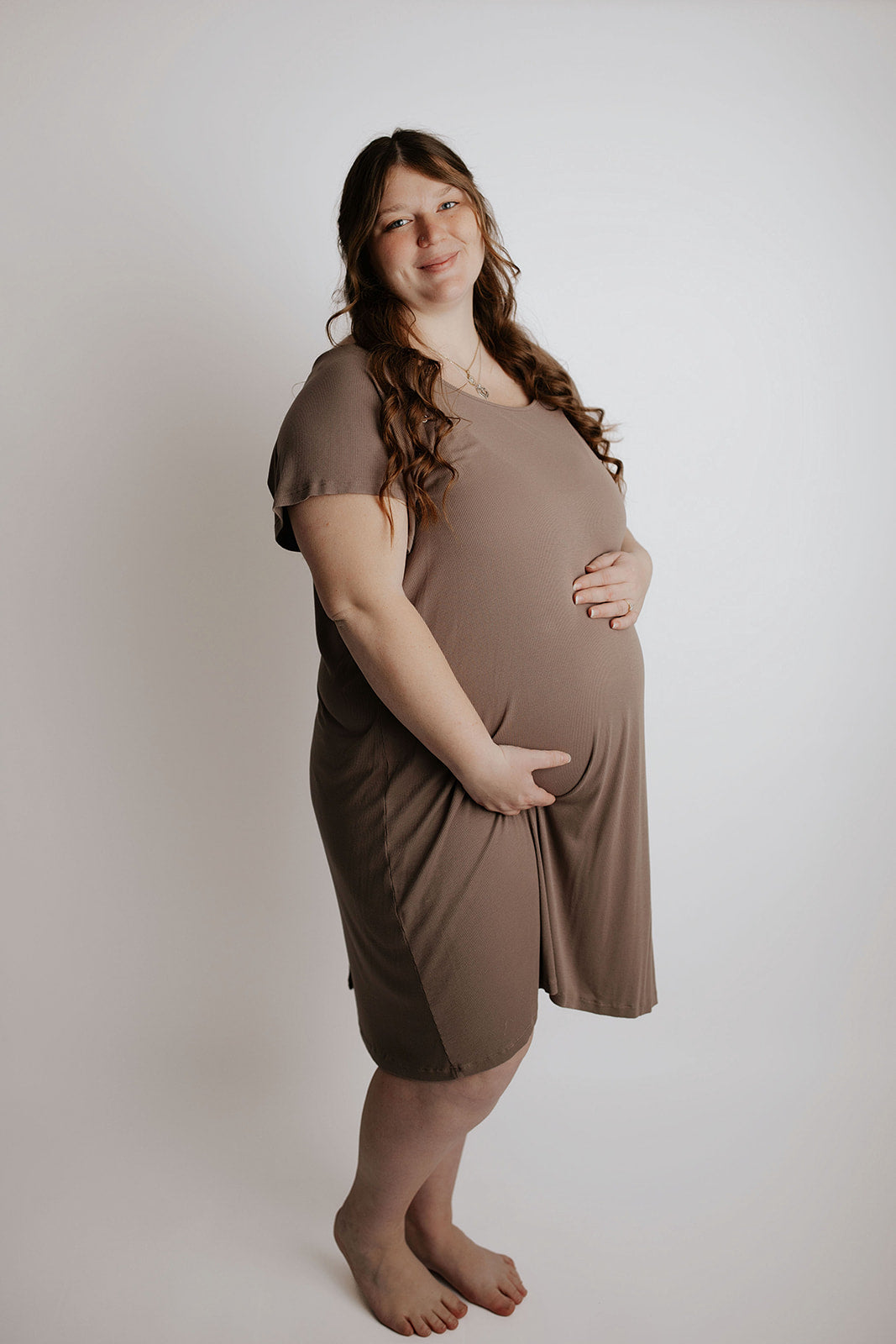 maternity dressing gown for hospital Patient Nursing, Women Travel Sack Gown USA Periwinkle Our gowns are stretchy Cotton Labor and Delivery Gown
