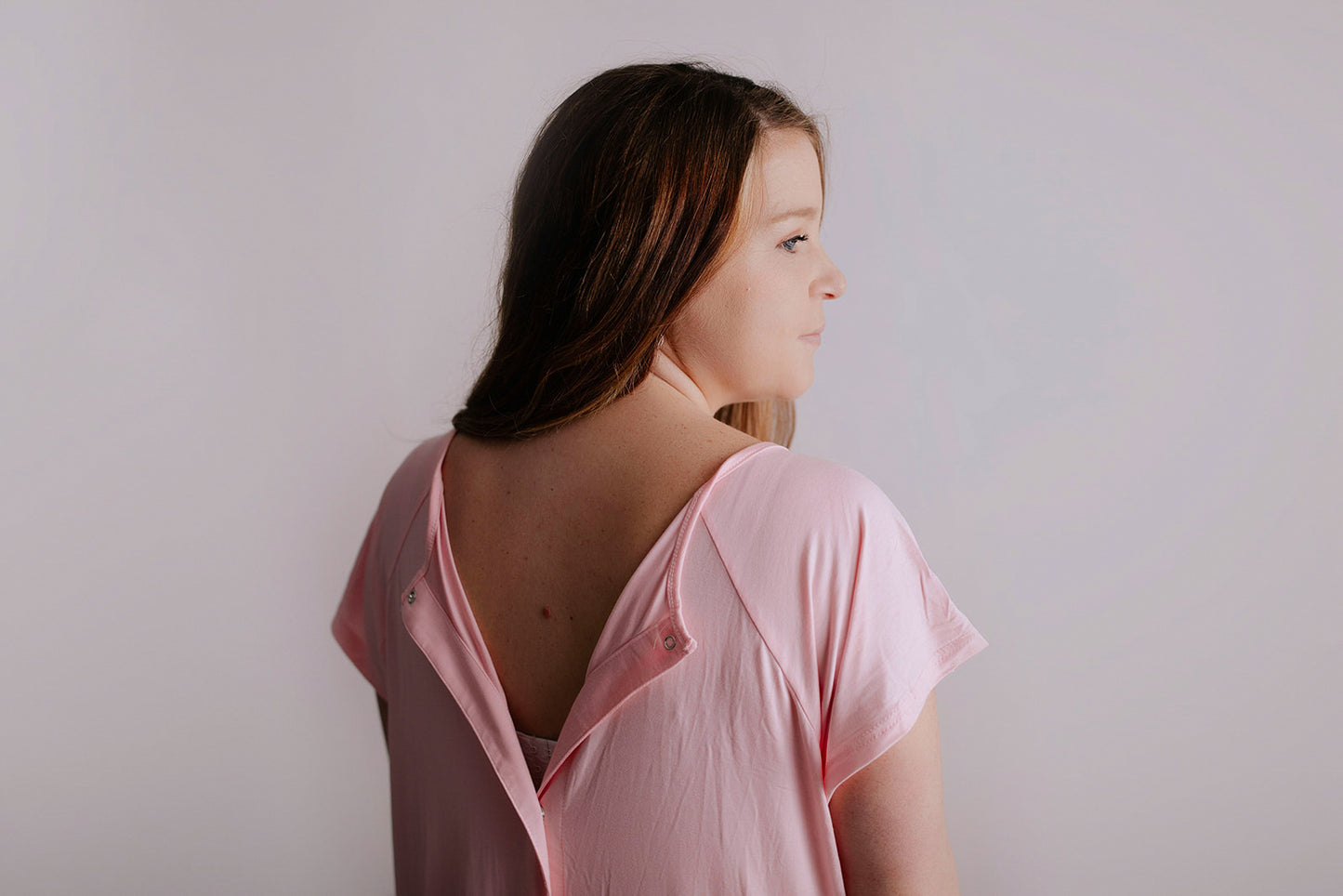 Light Pink Labor and Delivery Nursing Hospital Gown