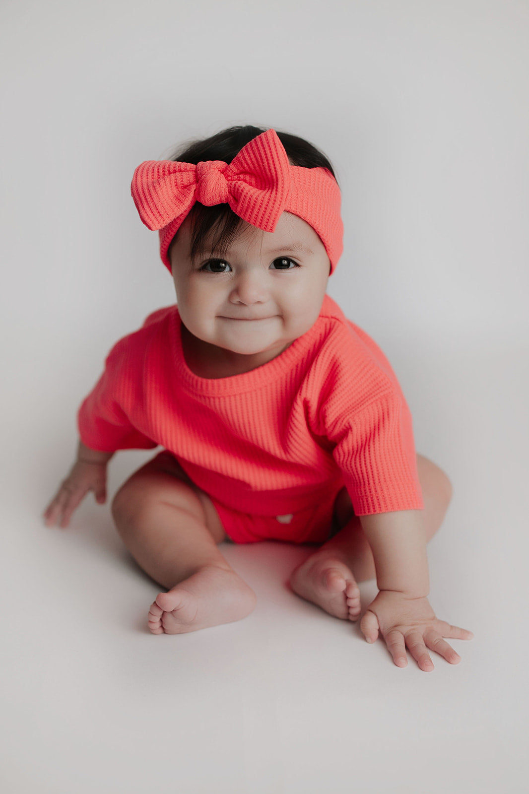Three Little Tots Hot Pink Summer Waffle Set, supplementary photo