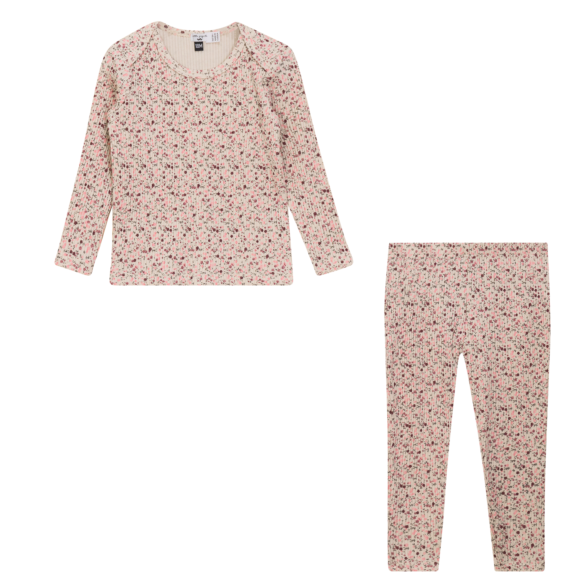 Flower Print 2Pc Set