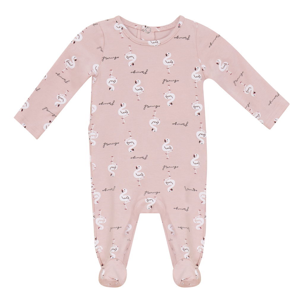 Flamingo Print Onesie
