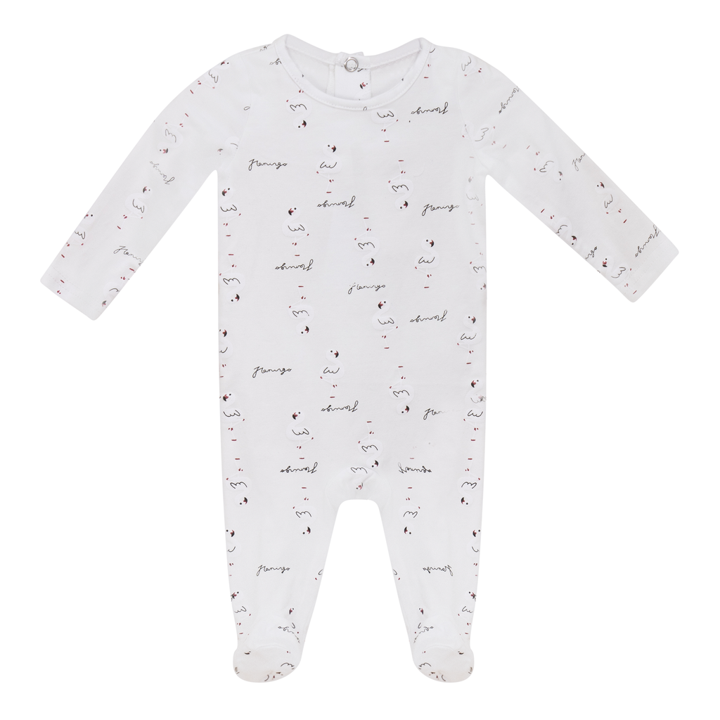 Flamingo Print Onesie