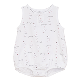 Flamingo Print Romper