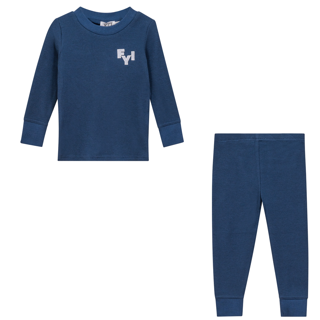 Waffle Square Textured 2Pc Set