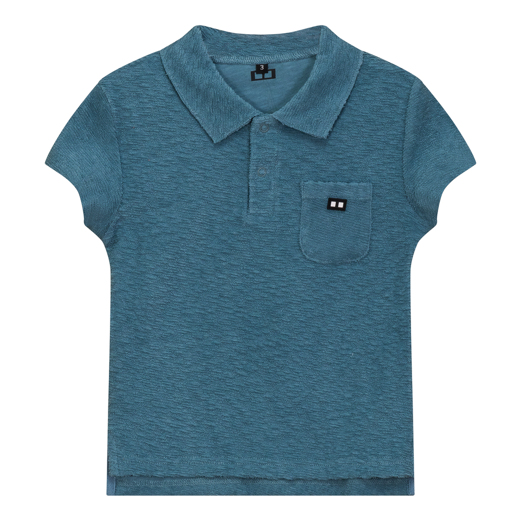 Textured Terry Polo