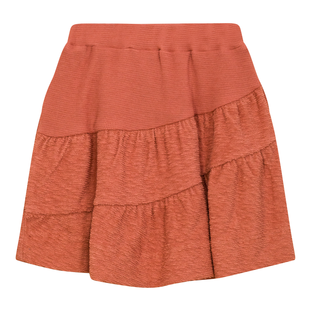 Textured Terry Skirt
