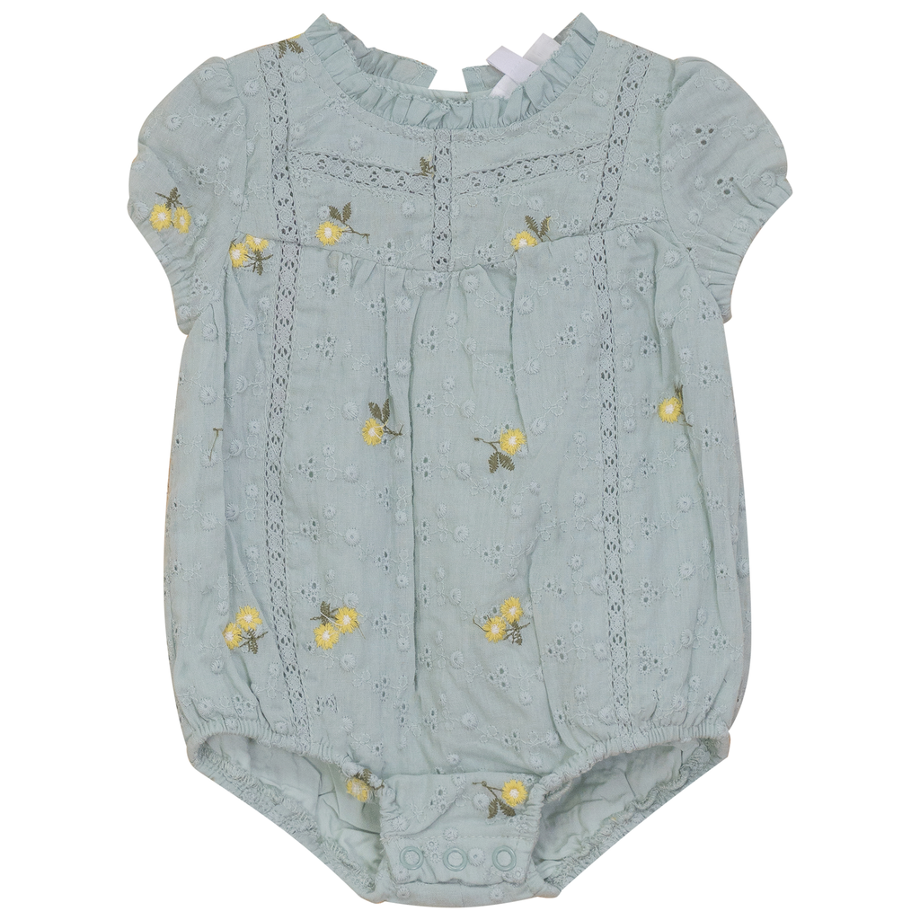 Flower Embroidered Bubble