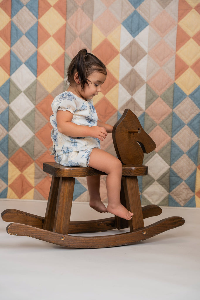 Woven Flower Embroidered 2Pc Set