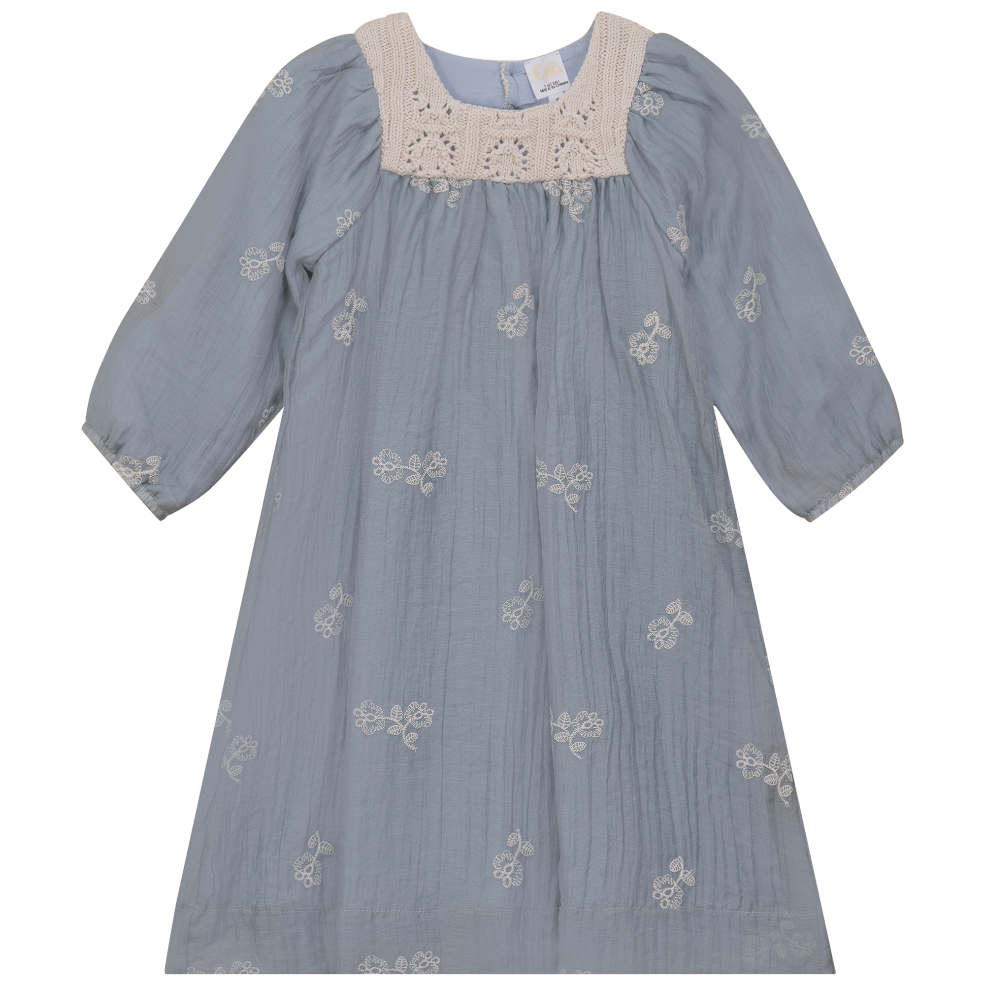 Flower Embroidered Dress