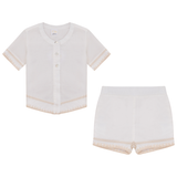 Cotton Little Boys Top and Bottom Summer Set