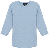 Distressed Rib Top