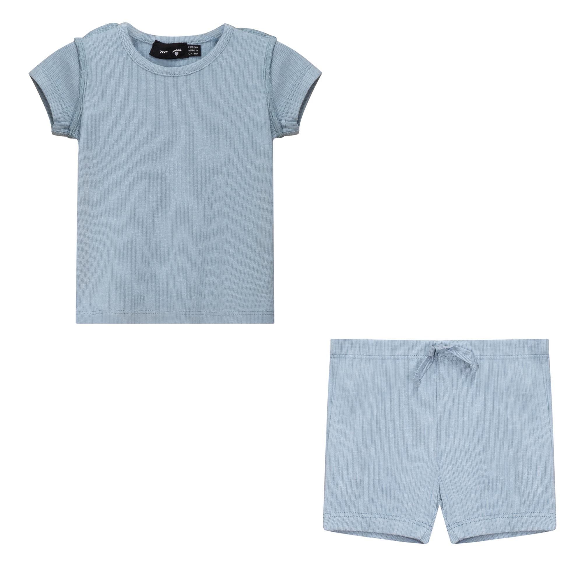 Distressed Shorts Set