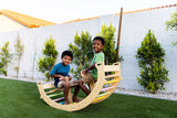 Three Little Tots Bailis - Climbing Arch and Rocker, alternate angle