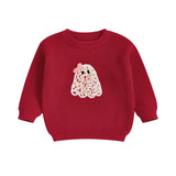 I'm A Cute Little Ghost Halloween Toddler Sweater