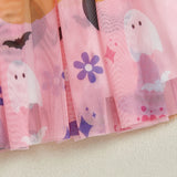 Halloween Girl Boo Cute Ghost Sweatshirt with Matching Skirt