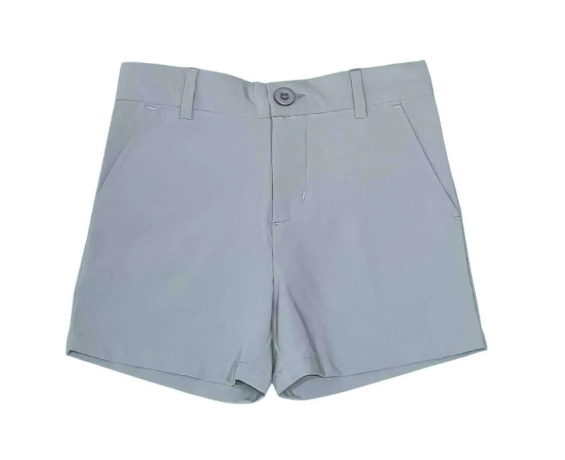 Three Little Tots Saltwater Boys Palmer Performance Shorts Steel Blue