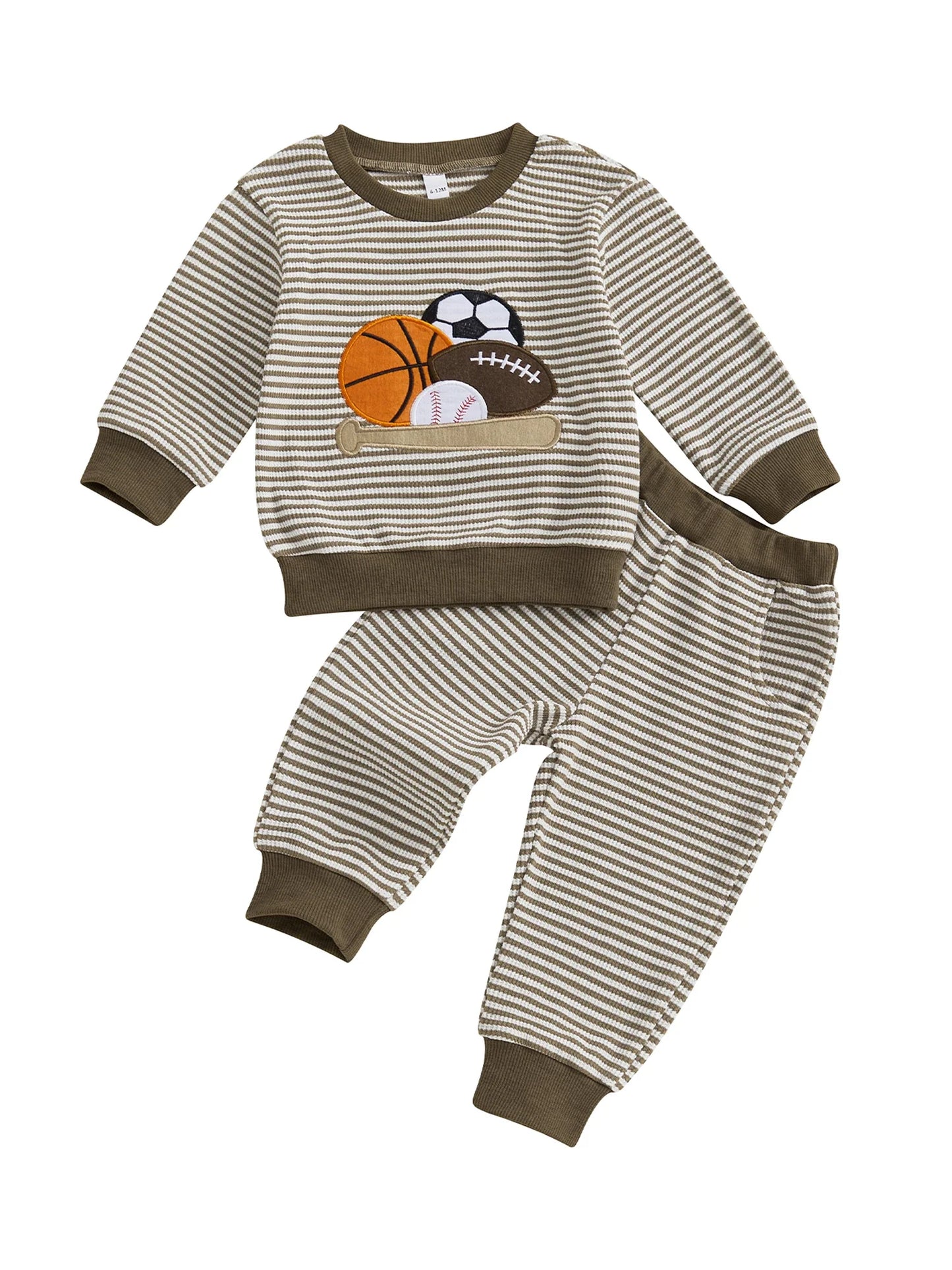 Sports Little Boys Sweatshirt and Matching Bottoms