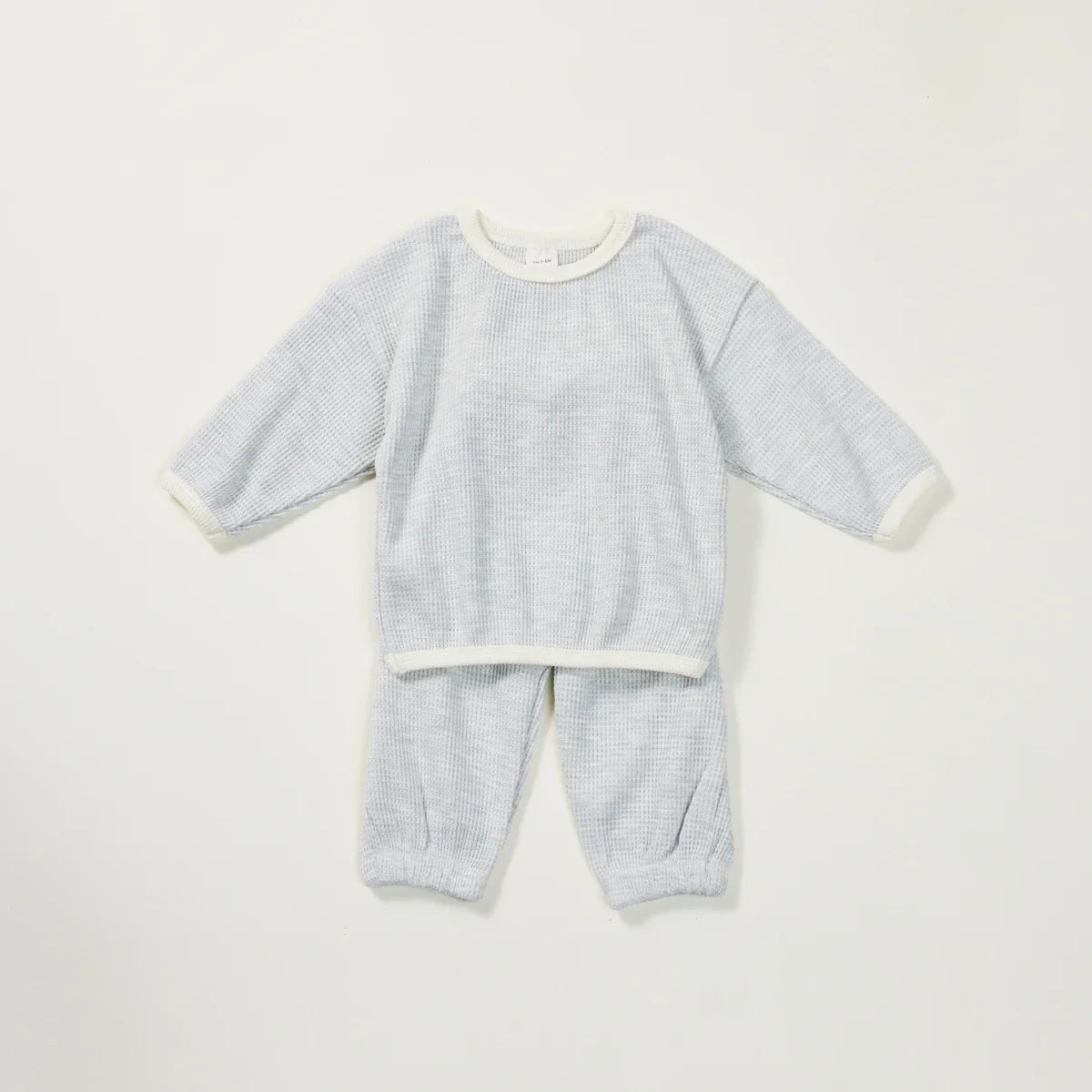 Comfy Long Sleeve Waffle Top and Pant Set